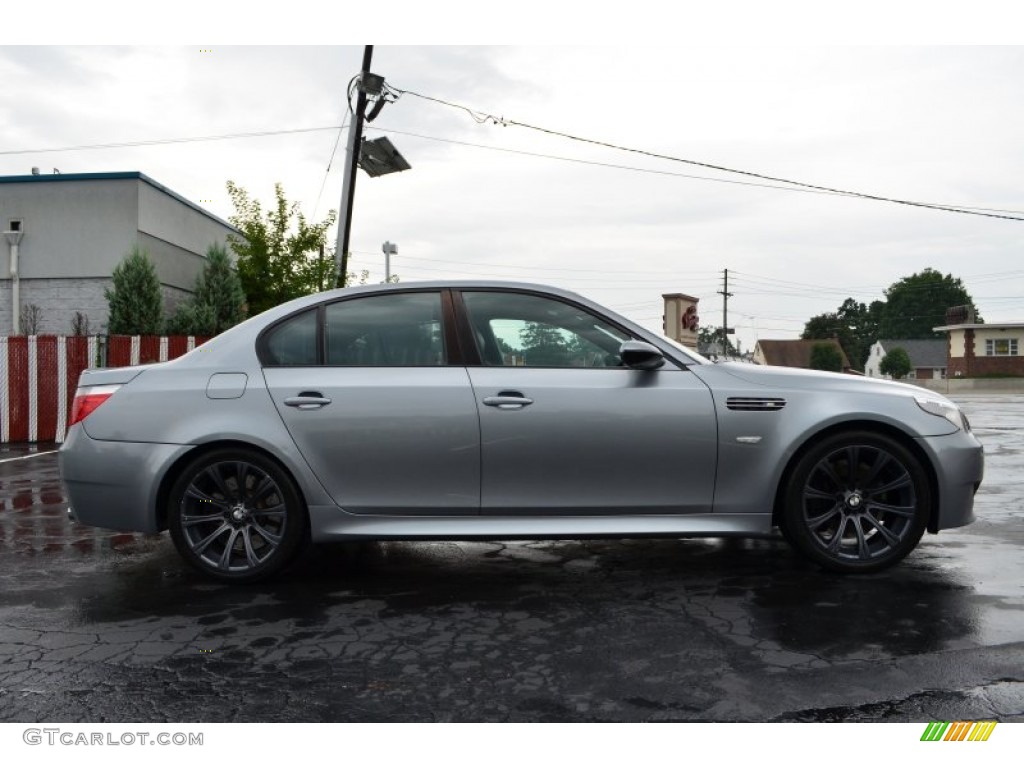 2006 M5  - Silver Gray Metallic / Indianapolis Red photo #5