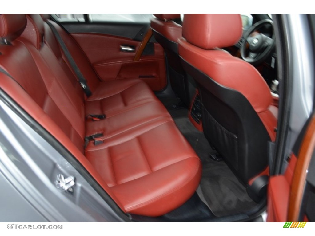 2006 M5  - Silver Gray Metallic / Indianapolis Red photo #20