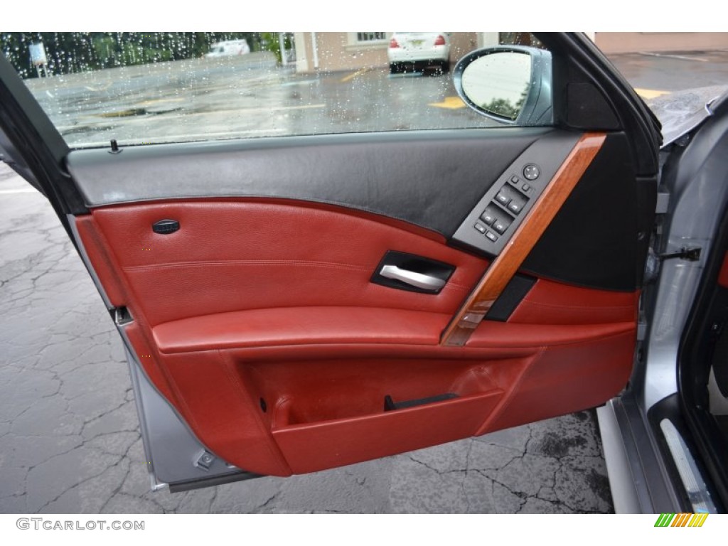 2006 BMW M5 Standard M5 Model Indianapolis Red Door Panel Photo #84451220