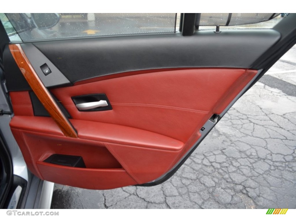 2006 BMW M5 Standard M5 Model Indianapolis Red Door Panel Photo #84451283