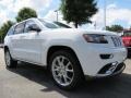 2014 Bright White Jeep Grand Cherokee Summit 4x4  photo #4