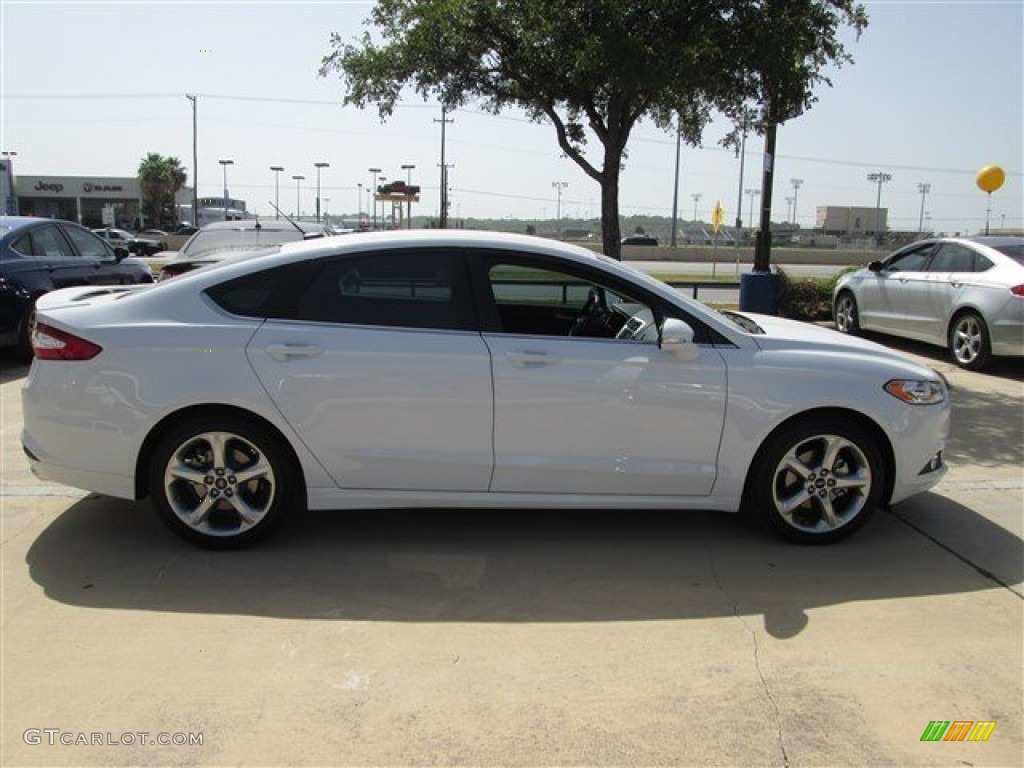 2013 Fusion SE 1.6 EcoBoost - Oxford White / Charcoal Black photo #6