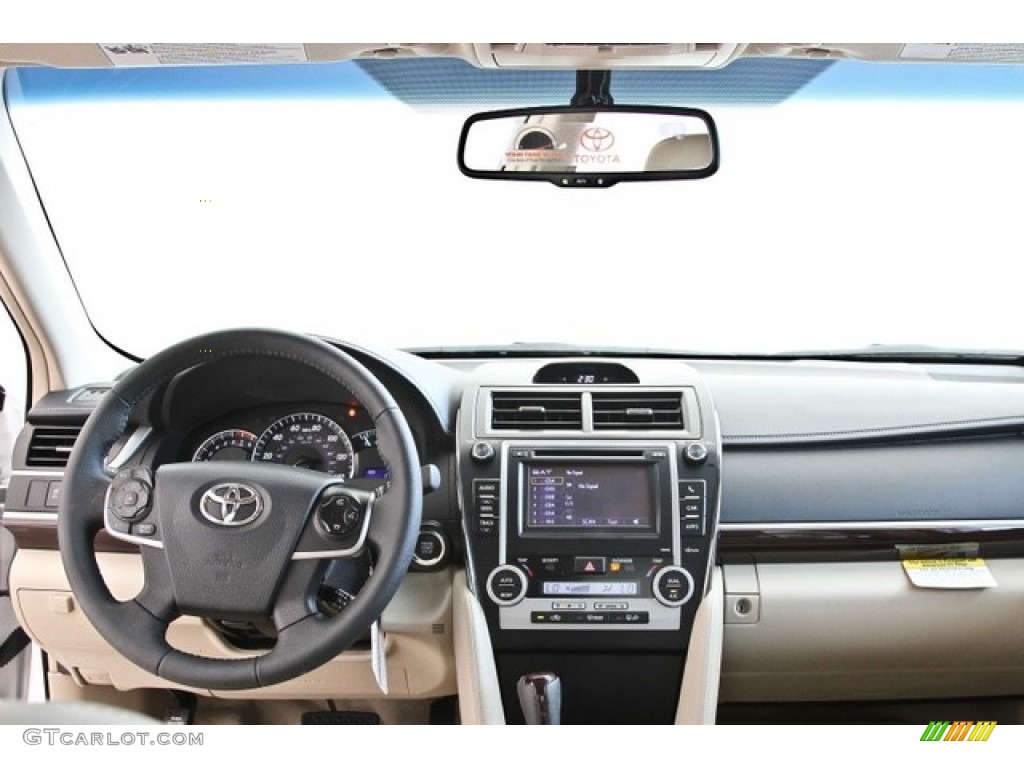 2013 Camry XLE - Super White / Ivory photo #12