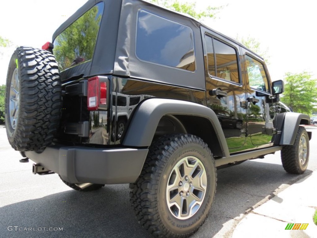 Black 2014 Jeep Wrangler Unlimited Rubicon 4x4 Exterior Photo #84453944