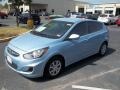 2013 Clearwater Blue Hyundai Accent GS 5 Door  photo #3