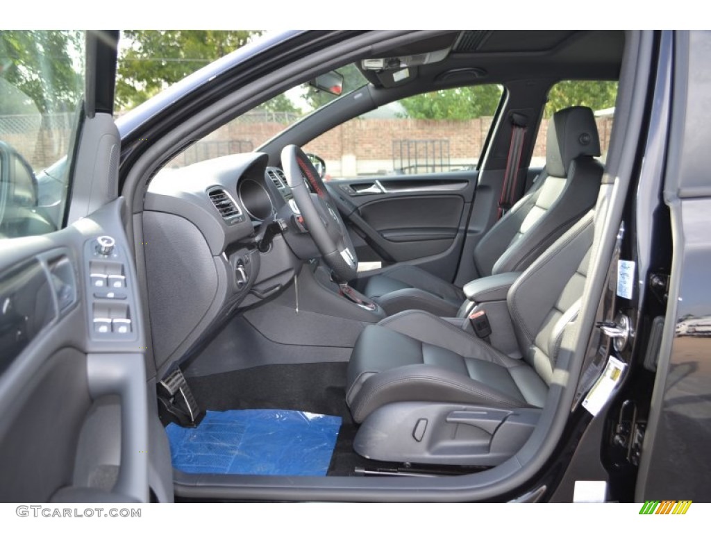 Titan Black Interior 2013 Volkswagen GTI 4 Door Driver's Edition Photo #84455117