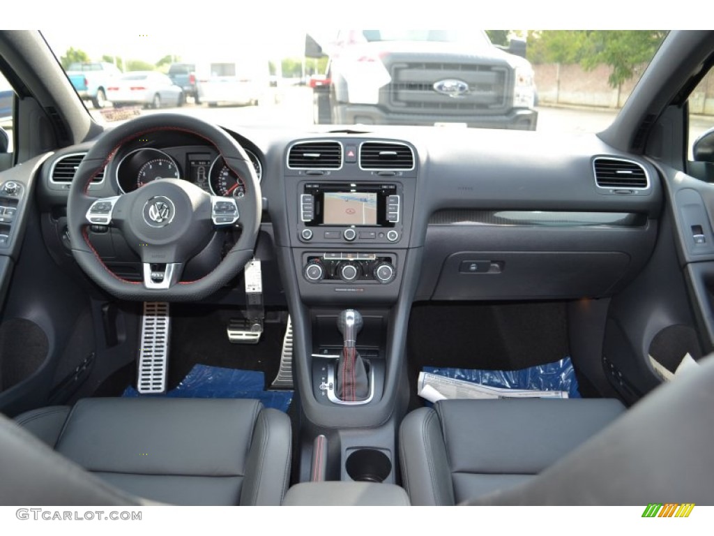 2013 Volkswagen GTI 4 Door Driver's Edition Titan Black Dashboard Photo #84455165