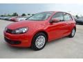 Tornado Red 2013 Volkswagen Golf 4 Door Exterior