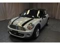 2013 White Silver Metallic Mini Cooper Hardtop  photo #1