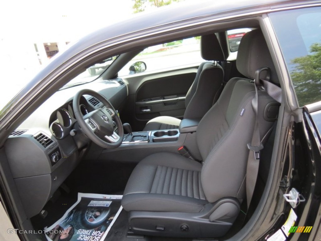 2013 Challenger SXT - Pitch Black / Dark Slate Gray photo #6