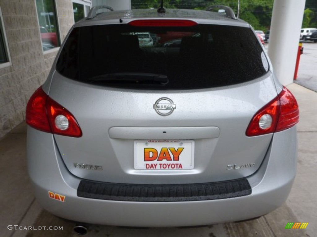 2008 Rogue S AWD - Silver Ice Metallic / Black photo #3