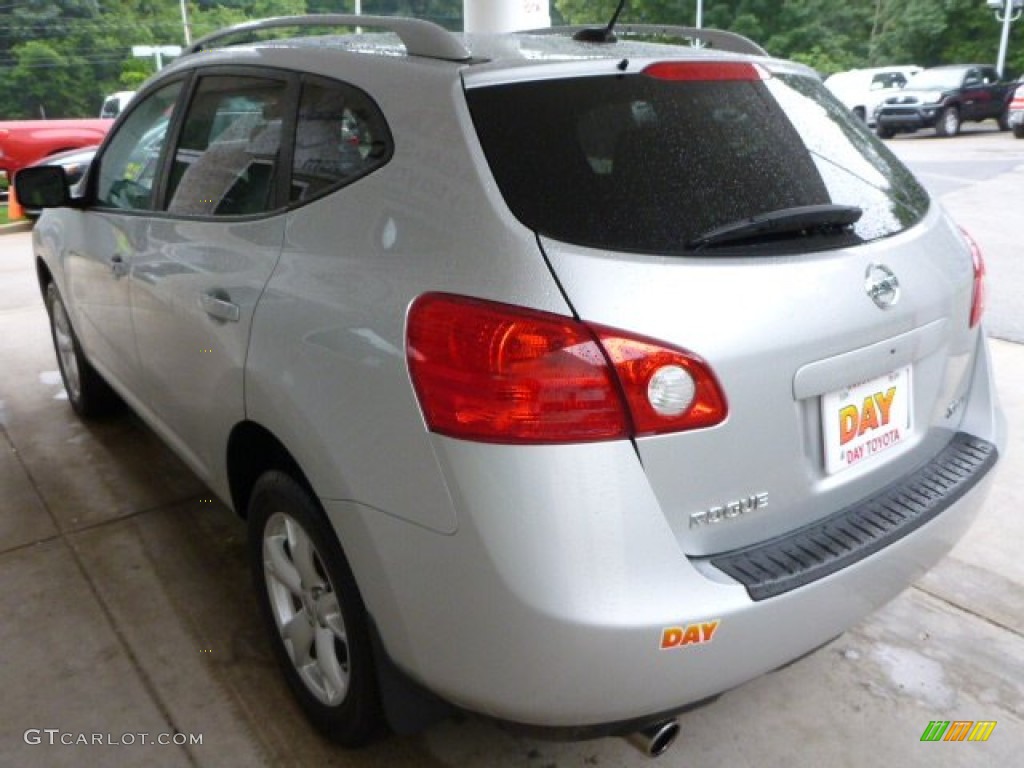2008 Rogue S AWD - Silver Ice Metallic / Black photo #4