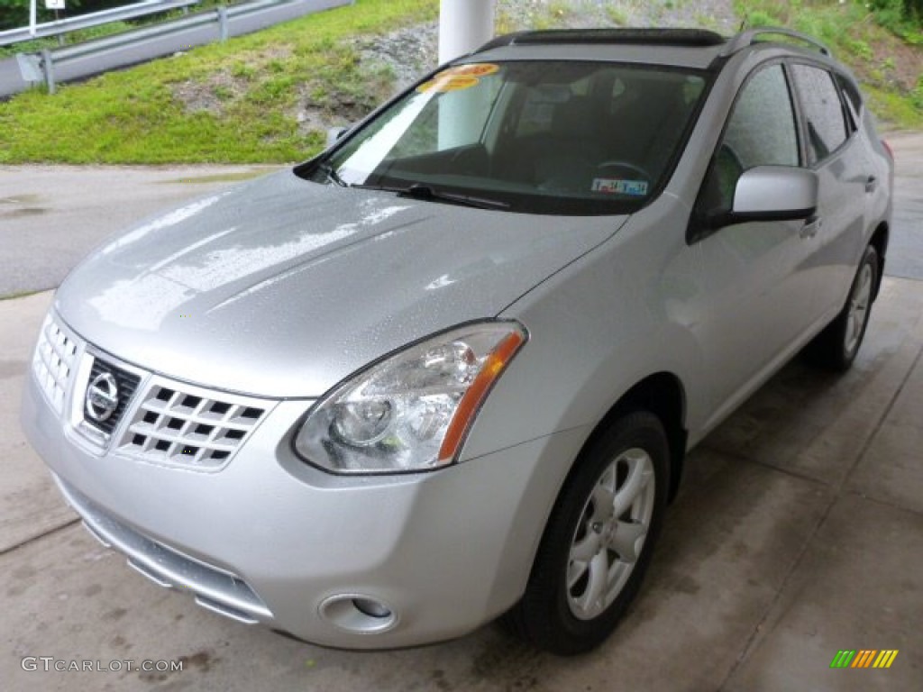 2008 Rogue S AWD - Silver Ice Metallic / Black photo #5