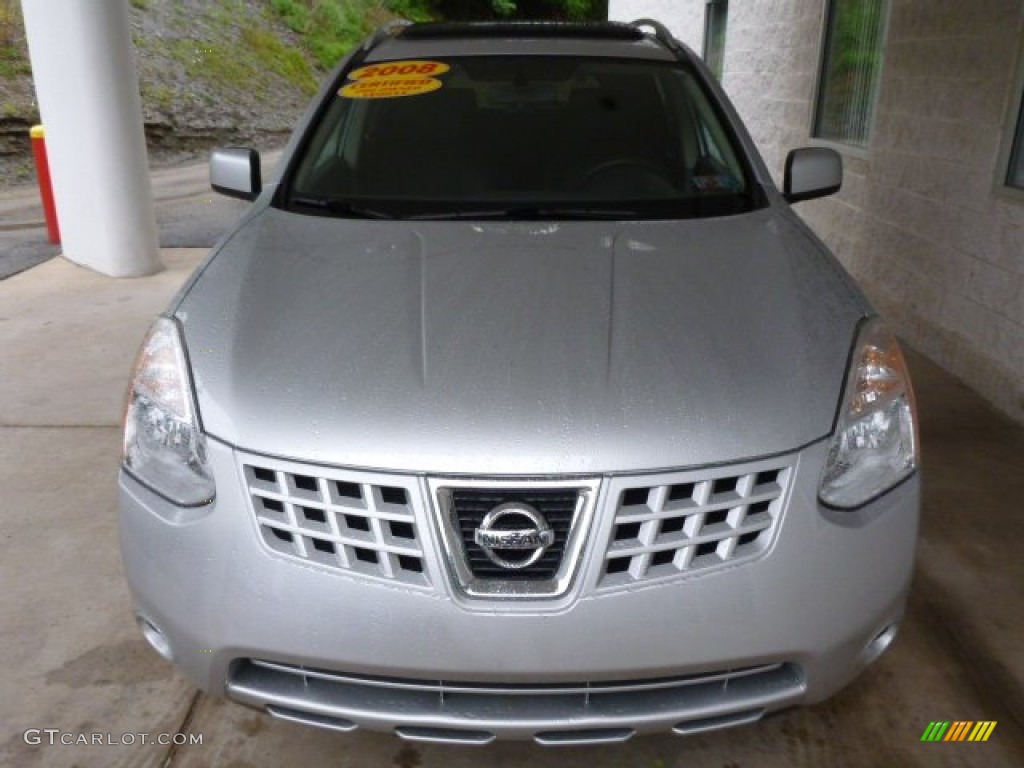 2008 Rogue S AWD - Silver Ice Metallic / Black photo #6