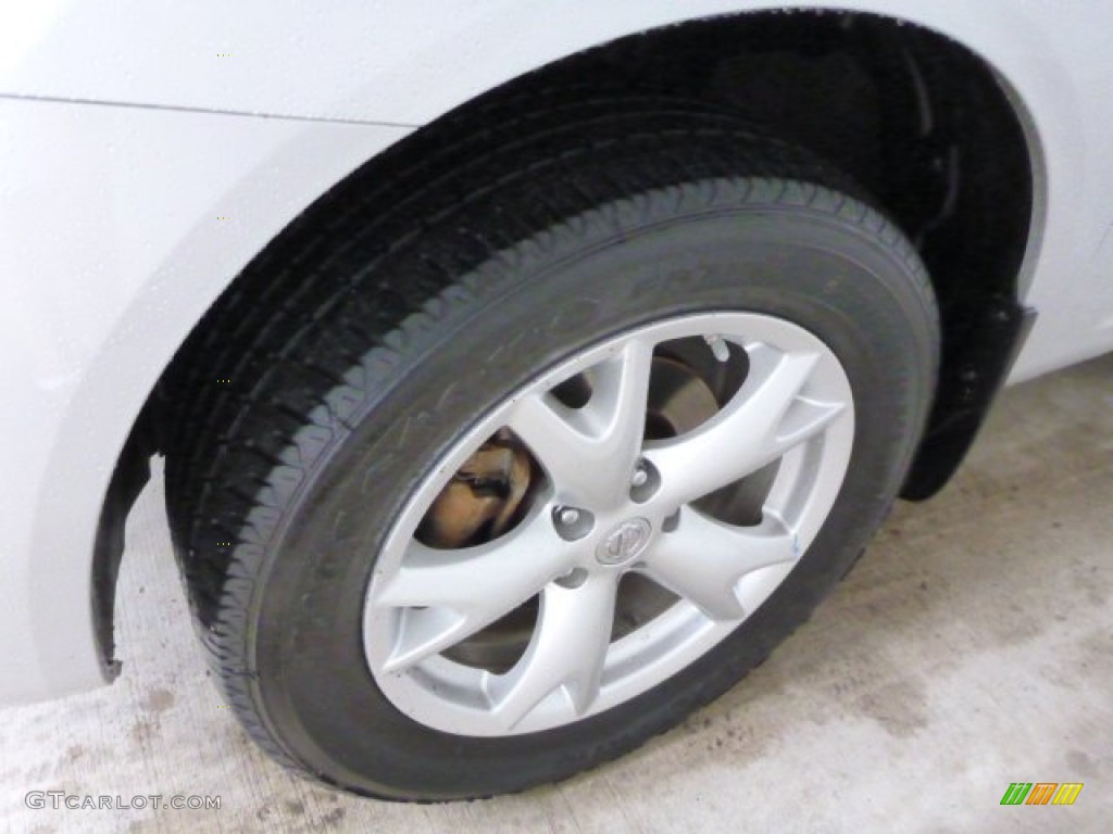 2008 Rogue S AWD - Silver Ice Metallic / Black photo #10