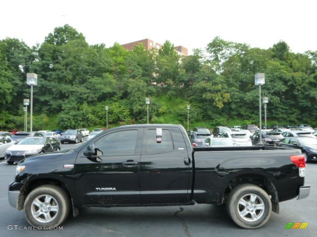 2010 Tundra SR5 Double Cab 4x4 - Black / Graphite Gray photo #2