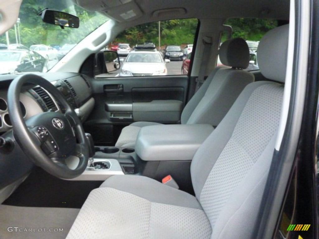 2010 Tundra SR5 Double Cab 4x4 - Black / Graphite Gray photo #4