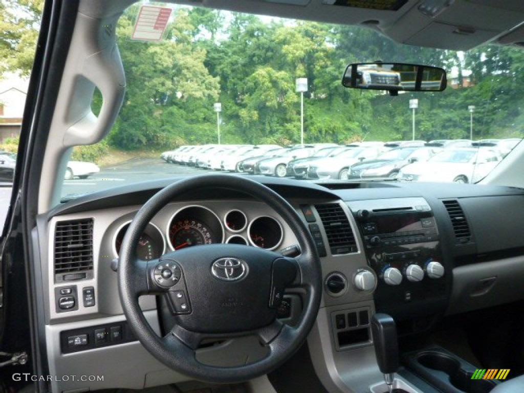 2010 Tundra SR5 Double Cab 4x4 - Black / Graphite Gray photo #6