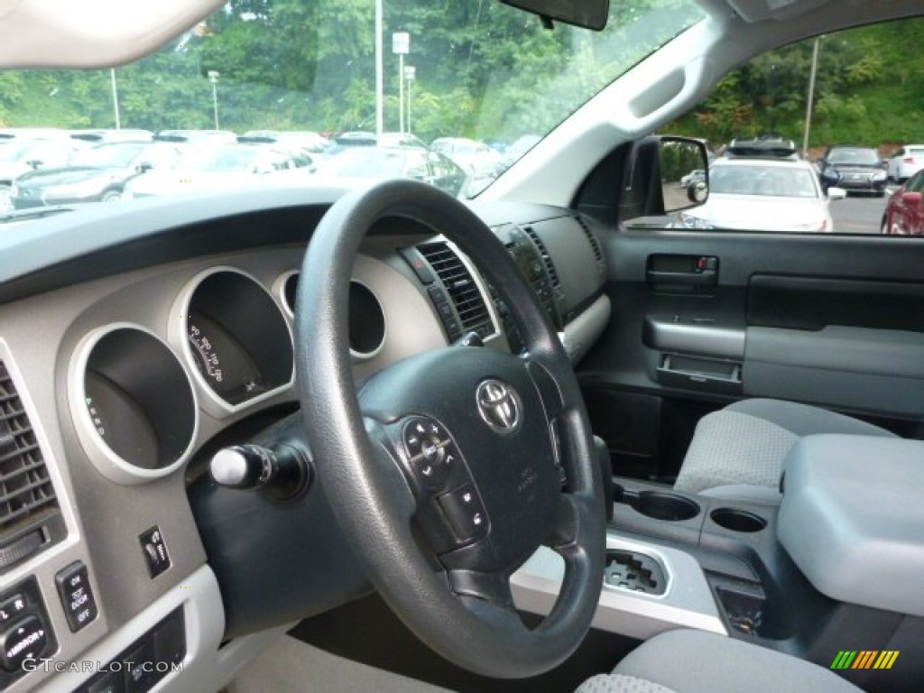2010 Tundra SR5 Double Cab 4x4 - Black / Graphite Gray photo #18