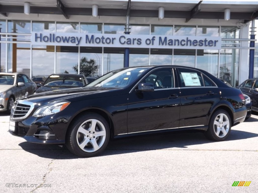 2014 E 350 4Matic Sedan - Black / Black photo #1