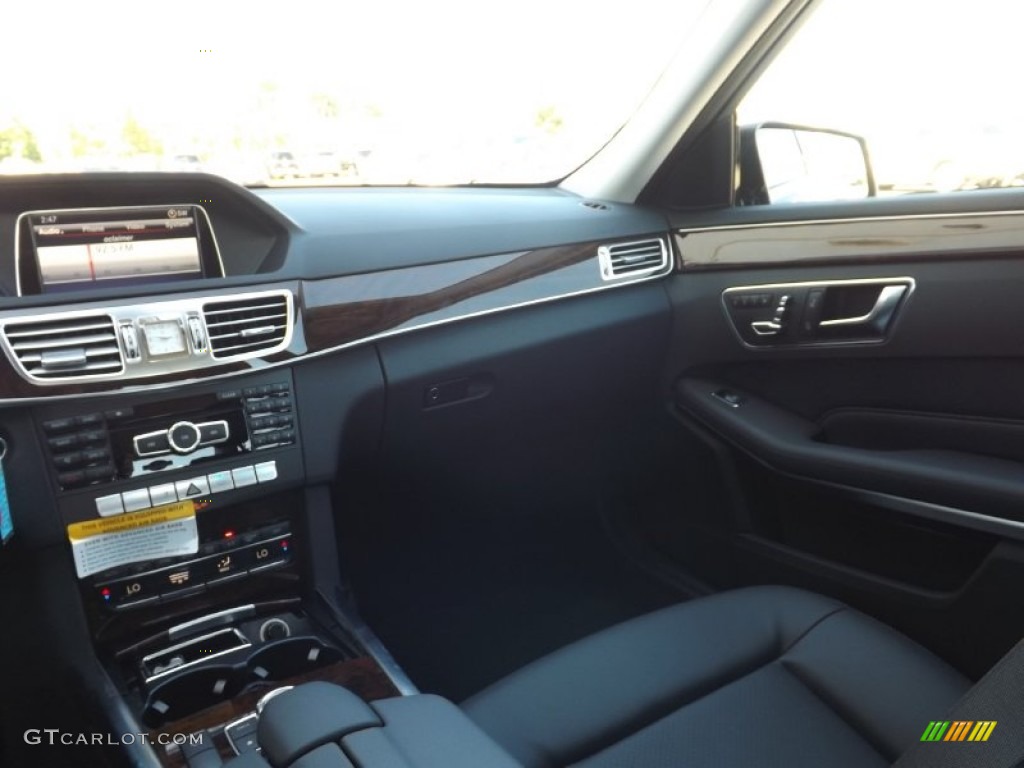 2014 E 350 4Matic Sedan - Black / Black photo #7