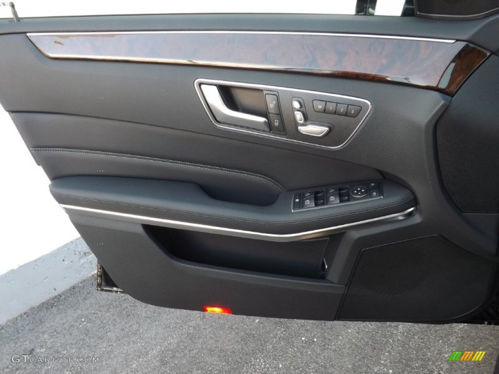 2014 E 350 4Matic Sedan - Black / Black photo #10