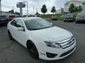 2010 White Suede Ford Fusion SE  photo #1