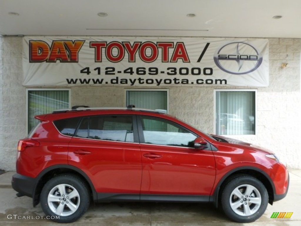 2013 RAV4 XLE AWD - Barcelona Red Metallic / Black photo #1