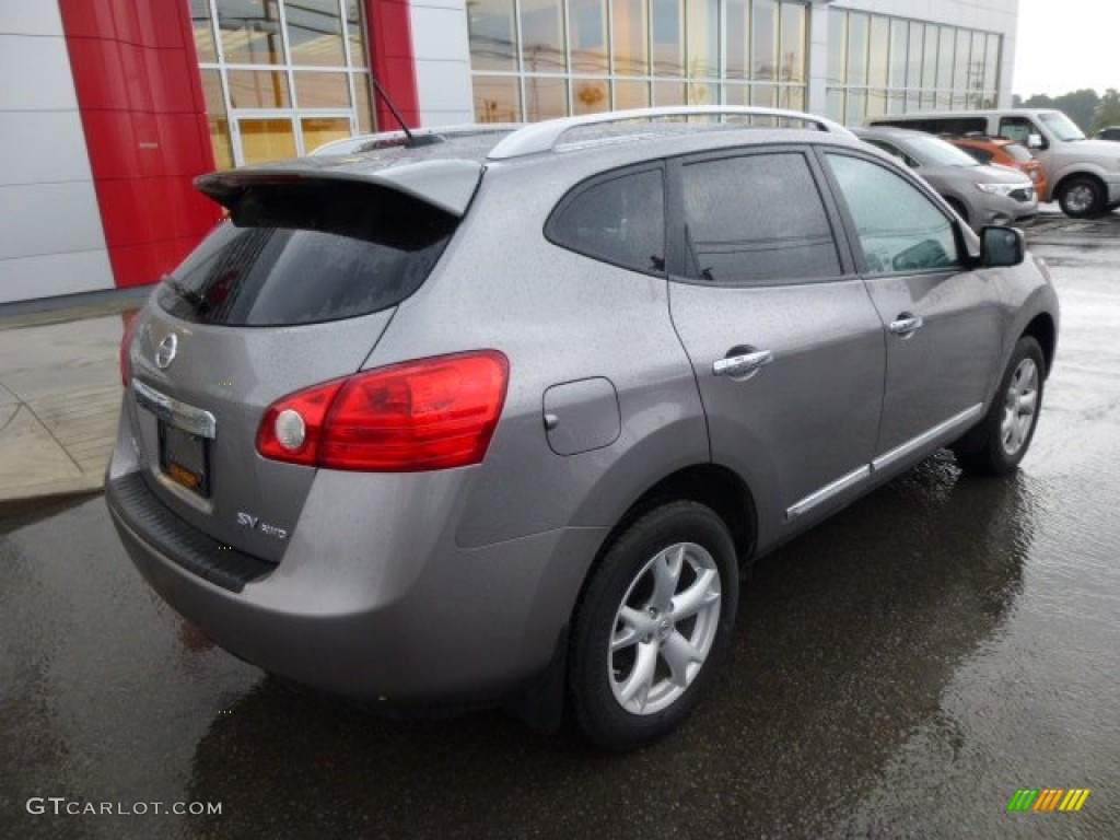 2011 Rogue SV AWD - Platinum Graphite / Black photo #11