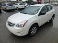 2011 Pearl White Nissan Rogue S AWD  photo #3