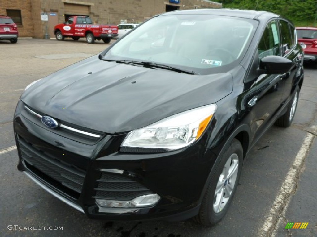 2014 Escape SE 1.6L EcoBoost 4WD - Tuxedo Black / Medium Light Stone photo #5