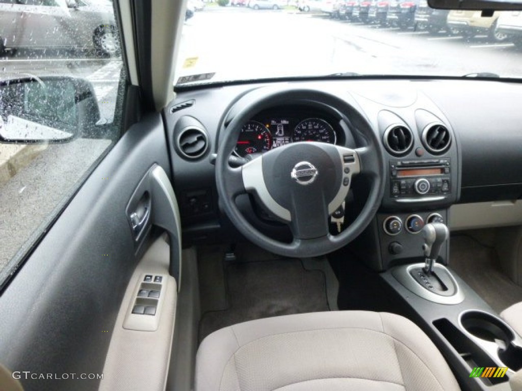2011 Rogue S AWD - Pearl White / Gray photo #15