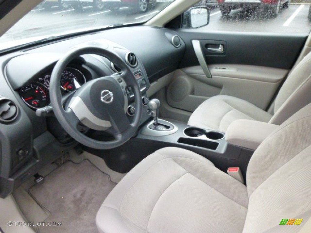 2011 Rogue S AWD - Pearl White / Gray photo #16