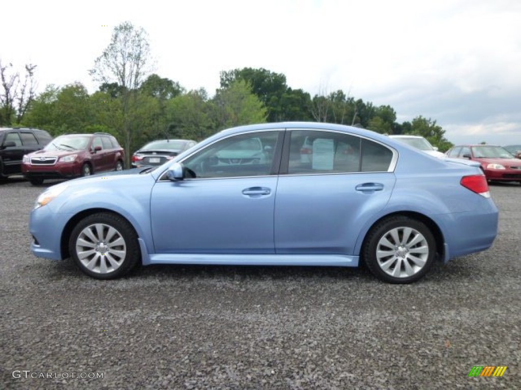 2011 Legacy 2.5i Limited - Sky Blue Metallic / Off-Black photo #8