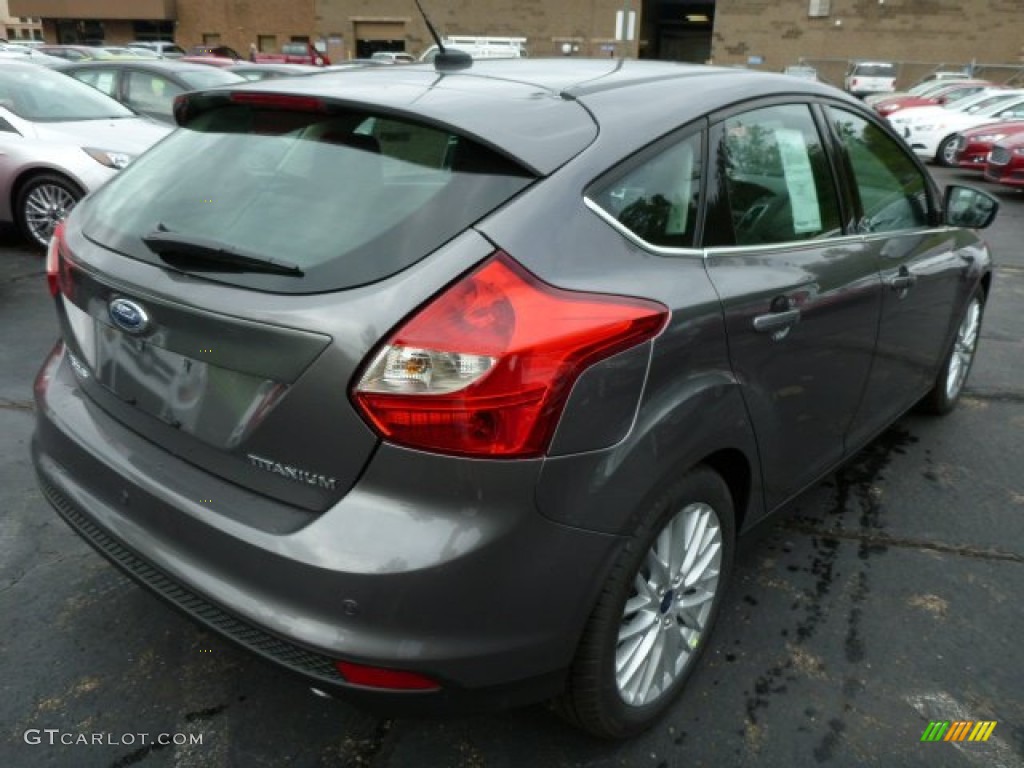 2014 Focus Titanium Hatchback - Sterling Gray / Charcoal Black photo #2