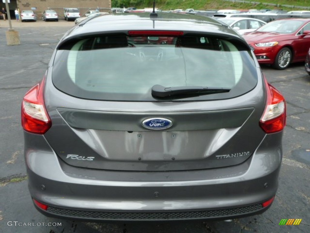 2014 Focus Titanium Hatchback - Sterling Gray / Charcoal Black photo #3