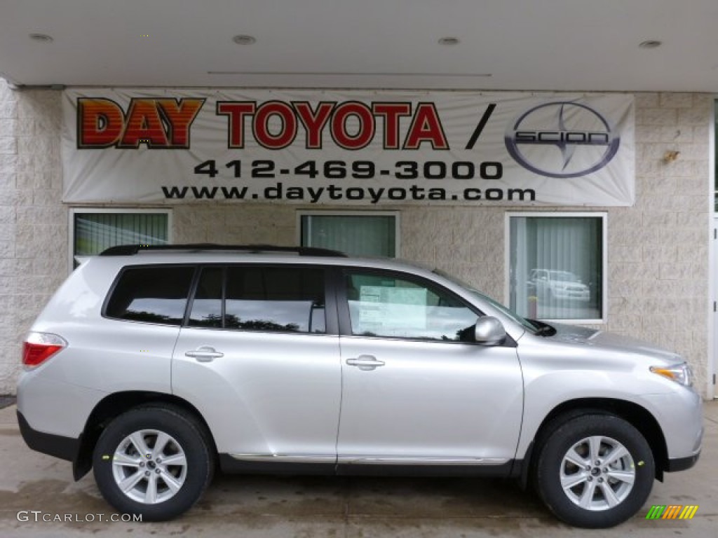 2013 Highlander V6 4WD - Classic Silver Metallic / Ash photo #1