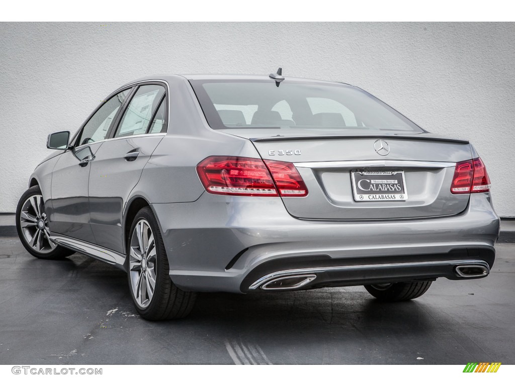 2014 E 350 Coupe - Paladium Silver Metallic / Black photo #2