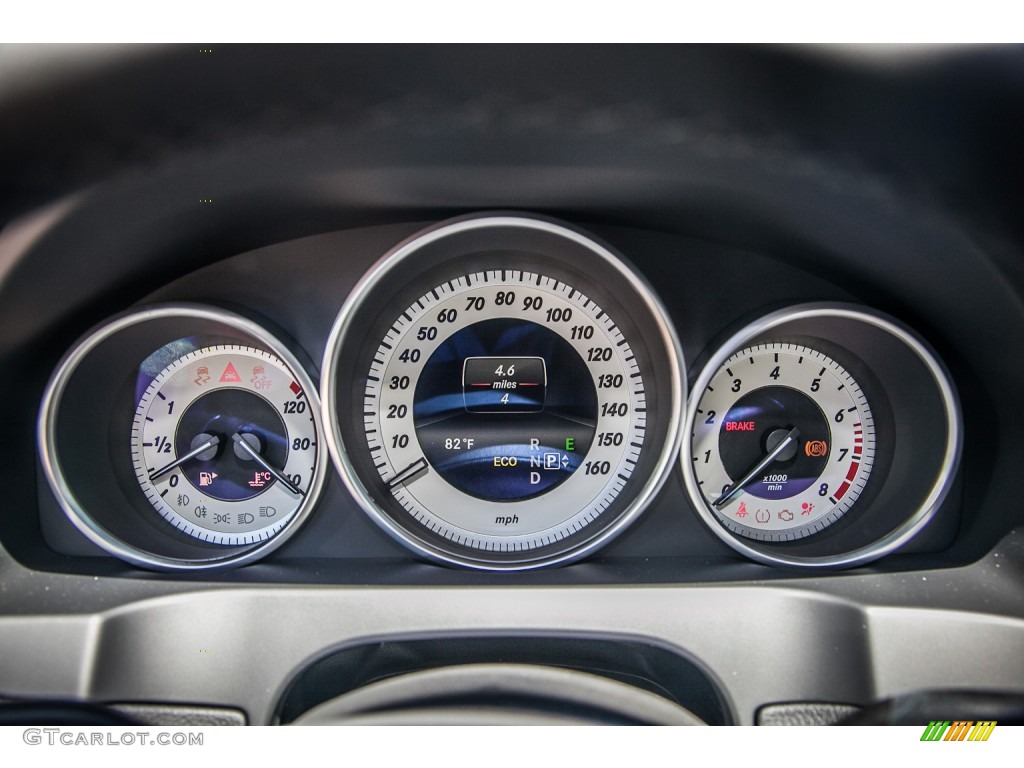 2014 E 350 Coupe - Paladium Silver Metallic / Black photo #6