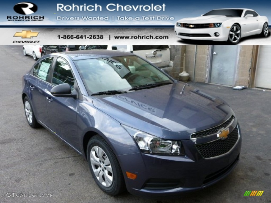 2014 Cruze LS - Atlantis Blue Metallic / Jet Black/Medium Titanium photo #1