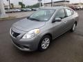 2014 Magnetic Gray Nissan Versa 1.6 SV Sedan  photo #3