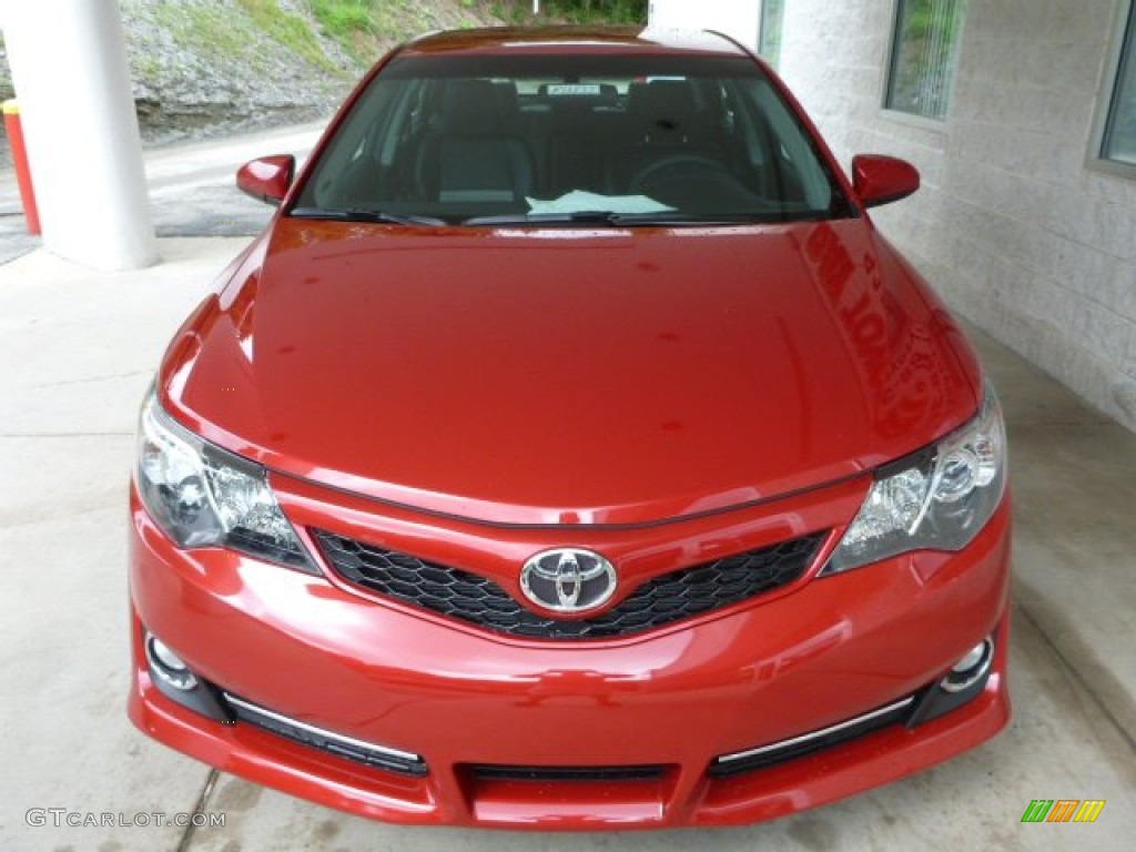 2013 Camry SE - Barcelona Red Metallic / Black photo #6