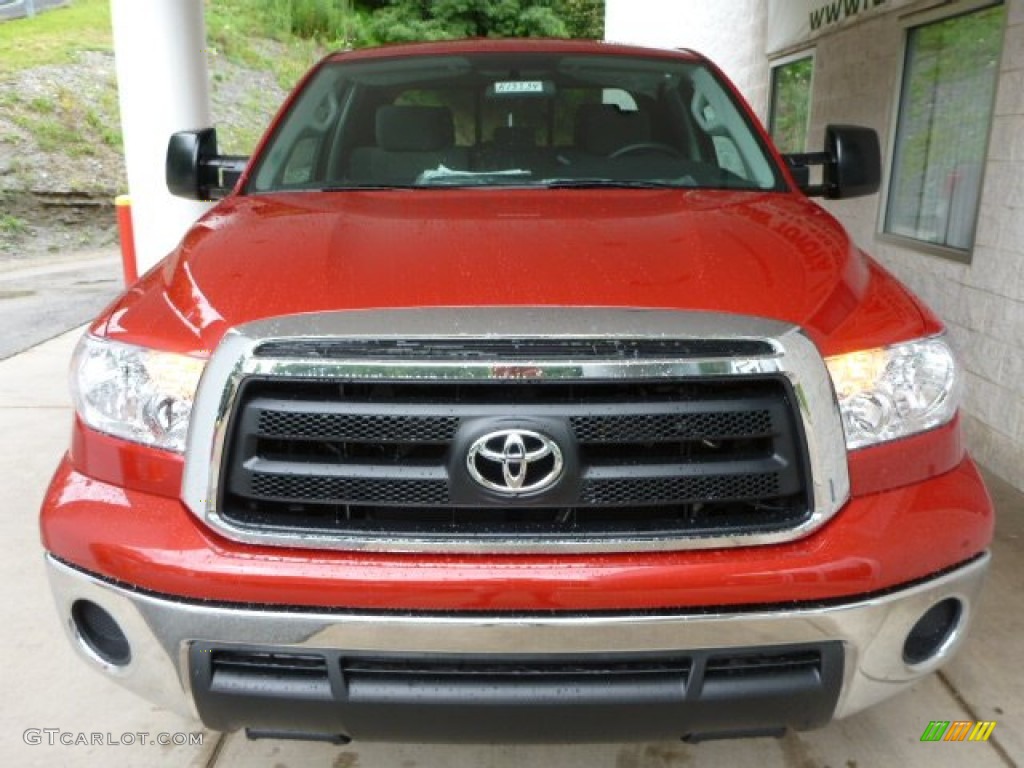 2013 Tundra Double Cab 4x4 - Barcelona Red Metallic / Graphite photo #7