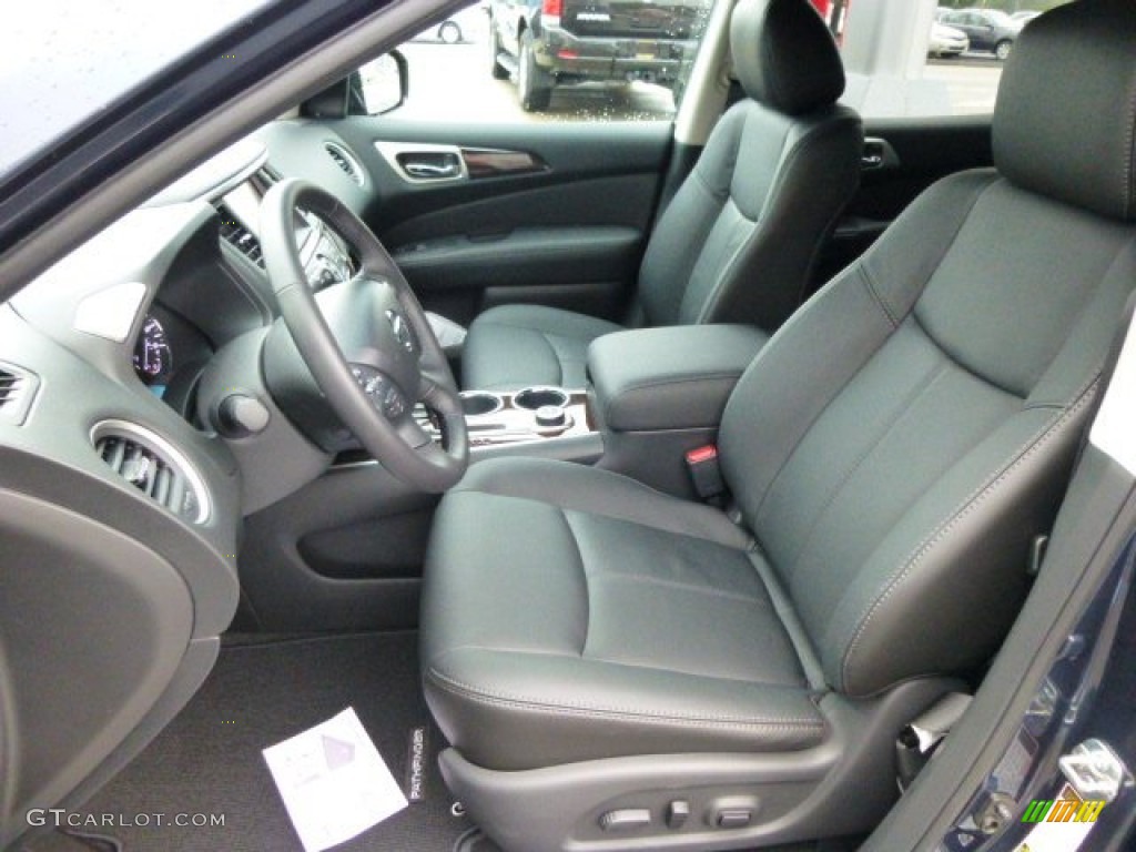 Charcoal Interior 2014 Nissan Pathfinder SL AWD Photo #84463676