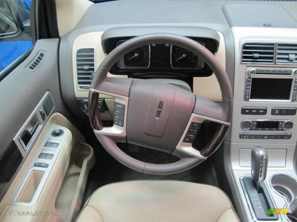 2008 MKX AWD - Black Clearcoat / Light Camel photo #25