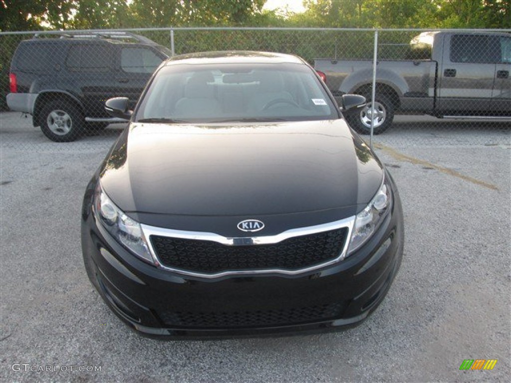 Ebony Black Kia Optima