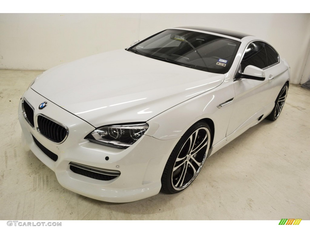 2012 6 Series 650i Coupe - Mineral White Metallic / Black Nappa Leather photo #6