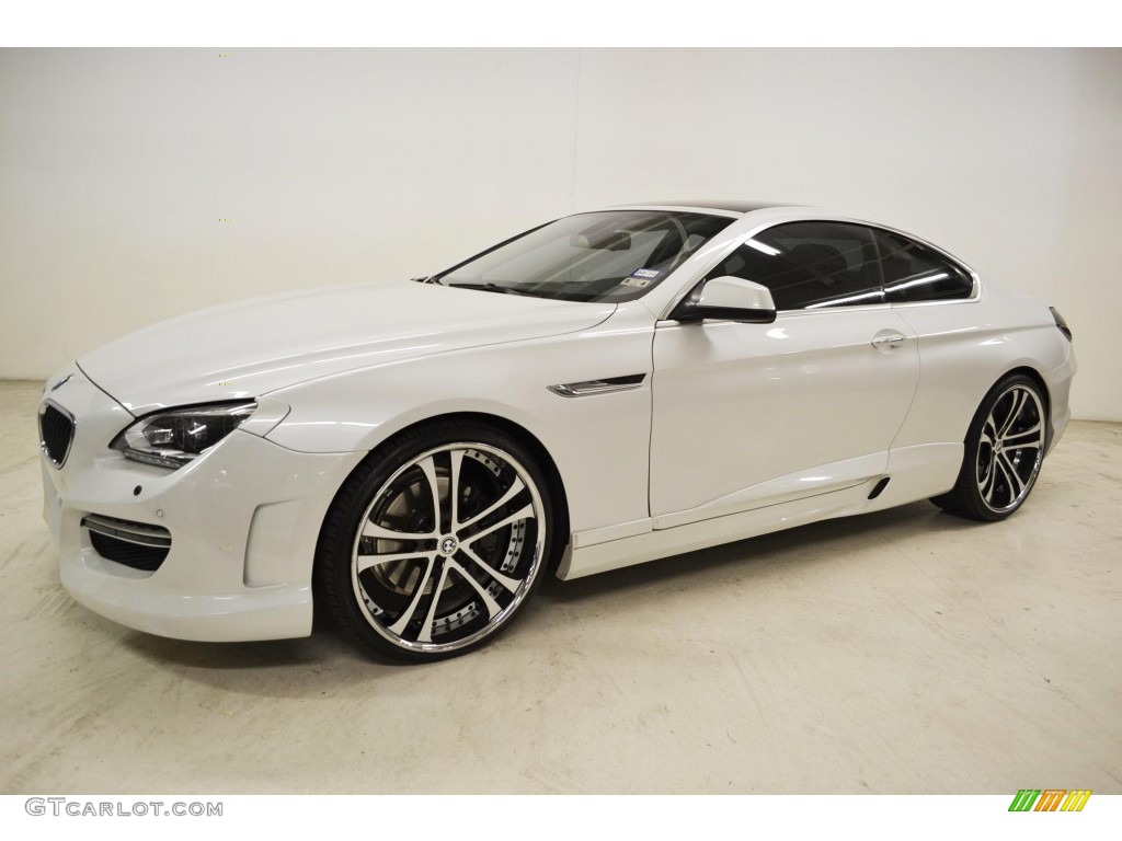 2012 6 Series 650i Coupe - Mineral White Metallic / Black Nappa Leather photo #7