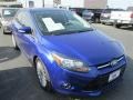 2012 Sonic Blue Metallic Ford Focus Titanium 5-Door  photo #1