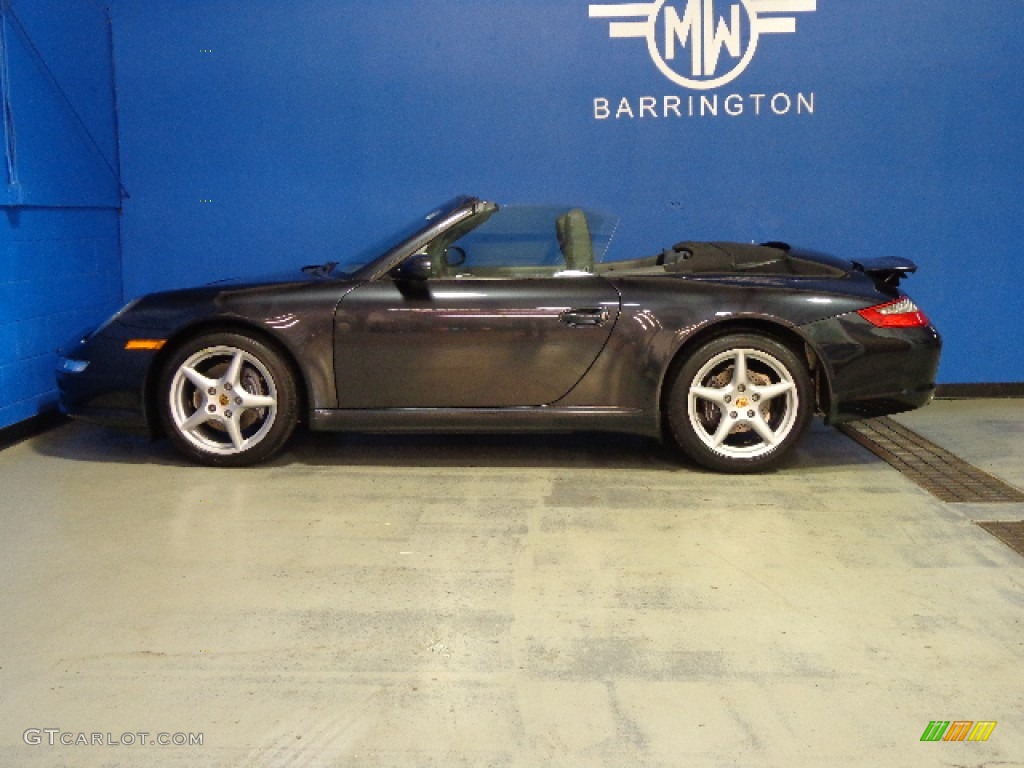 2007 911 Carrera Cabriolet - Atlas Grey Metallic / Stone Grey photo #4